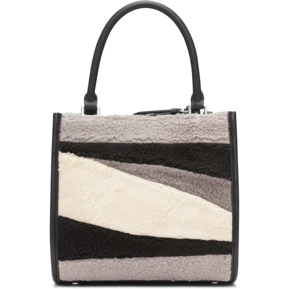 Vegan Leather Crossbody Bag Women Triple Compartment Zipper Slim Travel Purse - Picture 2 of 5